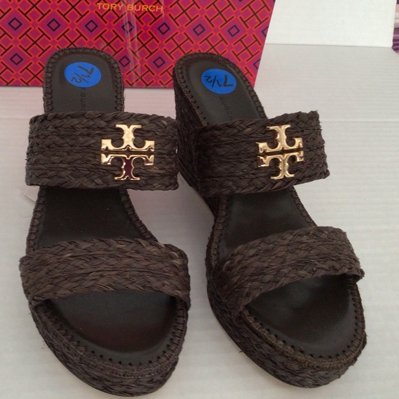 Tory Burch Platform Slides - Picture 2 of 5